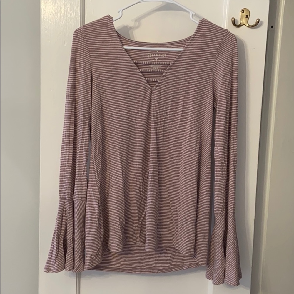 Ae Soft and Sexy Bell Sleeve Top